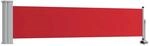 vidaXL Ausziehbare Seitenmarkise 60&times;300 cm Rot 48357