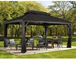 Sojag Aluminium-Pavillon Messina 12 x 16 Anthrazit 363 cm x 483 cm x 307 cm