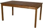 Siena Garden Gartentisch Rechteckig Akazie Beige 89,8 cm x 149,5 cm