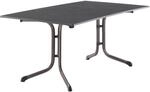 Sieger Klapptisch Quadratisch Grau/Eisengrau 95 cm x 165 cm