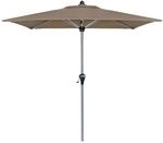 Doppler Balkonschirm Active 210 cm x 140 cm Greige mit Kurbelmechanik
