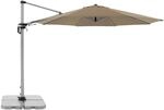 Doppler Ampelschirm Active &Oslash; 372 cm Greige mit Kurbelmechanik