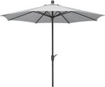 Schneider Marktschirm &Oslash; 270 cm Silbergrau mit Kurbelmechanik