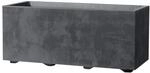 Deroma Pflanzkasten Millennium 59 cm x 25 cm x 25 cm Anthrazit