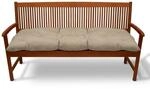 Beautissu Flair BK Bankpolster 120x50x8cm Natur