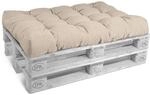 Beautissu ECO Style Palettenkissen Sitz 120x80x15cm Natur