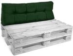 Beautissu ECO Style Palettenkissen R&uuml;cken 120x40x10cm Dunkelgr&uuml;n