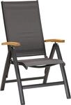 Barths Klappsessel Cavalese Anthrazit/Teak FSC&reg;