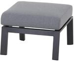 Siena Garden Loungehocker Valencia 43 x 60 x 59 cm Anthrazit/Anthrazit Matt