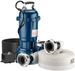Wiltec Schmutzwasserpumpe 16.200 L/H 550 W Tauchpumpe & Schlauch Baupumpe