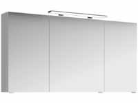 Pelipal Spiegelschrank Serie 4010 Weiß Glänzend 140 cm mit Softclose Türen
