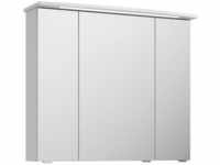 Pelipal Spiegelschrank Serie 4010 Weiß Glänzend 82 cm mit Softclose Türen