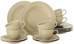 Seltmann Weiden Beat Coor Glaze Kaffeeservice 18-teilig Sandbeige
