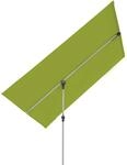 Doppler Balkonschirm Active 130 cm x 180 cm Gr&uuml;n mit Hand&ouml;ffner