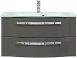 Pelipal Waschtisch Serie 4005 92 cm Steingrau mit Softclose