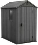 Keter Kunststoff-Ger&auml;tehaus Darwin 2,3 m&sup2; Grau ca. 126 cm x 185 cm