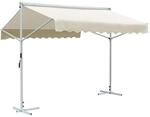 vidaXL Freistehende Markise 3x3 m Creme 143744