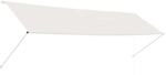 vidaXL Einziehbare Markise 400x150 cm Creme 143769