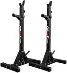 K-SPORT Kniebeugest&auml;nder Langhantelablage mit Hantelscheibenaufnahme Squat Rack