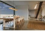 Trio LED-Pendelleuchte Brad Nickel antik-Echtholz