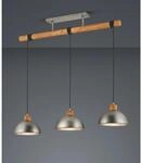 Trio Deckenlampe Delhi Nickel antik 3-flammig Vintage E27