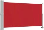 vidaXL Ausziehbare Seitenmarkise 140 x 300 cm Rot 48348
