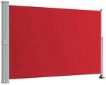 vidaXL Ausziehbare Seitenmarkise 160x300 cm Rot 48351
