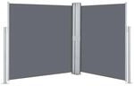 vidaXL Ausziehbare Seitenmarkise Anthrazit 140 x 600 cm 48456