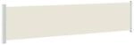 vidaXL Ausziehbare Seitenmarkise 140x600 cm Creme 313370