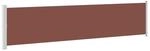 vidaXL Ausziehbare Seitenmarkise 140x600 cm Braun 313374