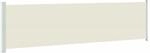 vidaXL Seitenmarkise Ausziehbar 600x160 cm Creme 313376