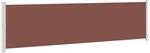 vidaXL Seitenmarkise Ausziehbar 600x160 cm Braun 313380
