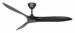 CASAFAN Energiespar Deckenventilator mit Fernbedienung Eco Airscrew 152 cm Schwarz