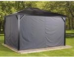 Sojag Vorhang-Set f&uuml;r Aluminium Pavillon Verona 10 x 14