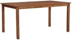 vidaXL Gartentisch 150x90x74 cm Massivholz Akazie 44105
