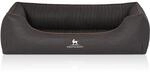 Knuffelwuff Hundebett Columbia Orthop&auml;disch Kunstleder XXL 120 x 85cm Schwarz