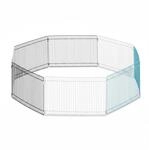 Relaxdays Freilaufgehege Kleintiere Stahl Bunt 90 cm 1,4 kg