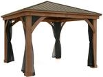 Westmann Moskitonetz f&uuml;r Pavillon 300 cm x 225 cm 4er-Pack