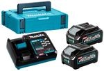 Makita Power Source-Kit 40 V max. mit 2 x 4,0 Ah