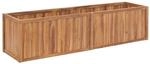 vidaXL Garten-Hochbeet 200 x 50 x 50 cm Massivholz Teak 48975