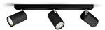 Philips Spot MyLiving Kosipo 3-Flammig 5,5 W Schwarz