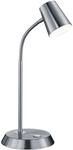 Trio LED Tischleuchte Narcos Nickel matt 380 mm x 150 mm x 230 mm