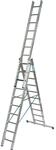 Krause Vielzweckleiter Stabilo +S 3 x 10 Sprossen/Stufen 650 x 125 x 240 cm