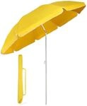 Sekey Sonnenschirm mit Schutzh&uuml;lle Rund 160 cm Knickbar Gartenschirm Marktschirm