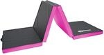 eyepower Gymnastikmatte Klappbar 180 x 60 x 5 cm Pink Schwarz