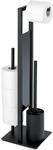 Wenko Stand WC-Garnitur Rivalta Schwarz
