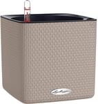 Lechuza&reg; Pflanzgef&auml;&szlig; Cube Color 16 cm x 16 cm x 16 cm Sandbraun