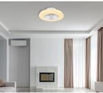 Globo LED-Deckenventilator Travo 1-flammig Wei&szlig; 525 x 160 mm
