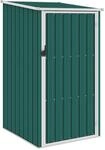 vidaXL Ger&auml;tehaus Gr&uuml;n 87x98x159 cm Verzinkter Stahl 661065