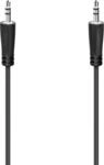 Hama Audio-Kabel 3,5 mm-Klinken-Stecker/3,5 mm-Klinken-Stecker Schwarz 1,5 m
